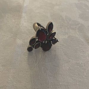 Sterling silver with gem stones